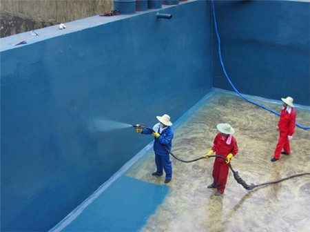 游泳池，污水池聚脲噴涂
